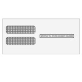 Super Forms 1973S - 3up W2 Double Window Envelope (Self Seal)
