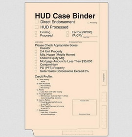 Super Forms 4213 - Hud Case Binder (Manila)