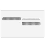 Super Forms 4UPALT9 - 4up Quadrant W-2 Double Window Envelope - Moisture Seal (for Inserting Equipment)