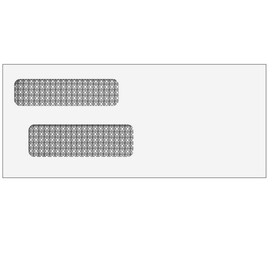 Super Forms 6861S - #9 Double Window Envelope (Self Seal)