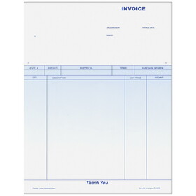 Super Forms 70019 - 11&quot; Laser Invoice Paper