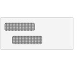 Super Forms 70031S - Double Window Envelope (Self Seal) 3 7/8 x 8 7/8