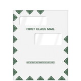 Super Forms 80324 - Double Window First Class Envelope (9 x 11.5)