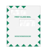 Super Forms 80326 - 9.5 x 11.5 Double Window 1st Class Envelope