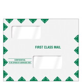 Super Forms 80343PS - Double Window First Class Mailing Envelope (Peel & Close)