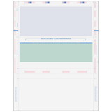 Super Forms 80348 - Pressure Seal Z-Fold Blank Check with Flat Background