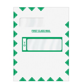 Super Forms 80386 - Double Window Tyvek Expandable Mailing Envelope