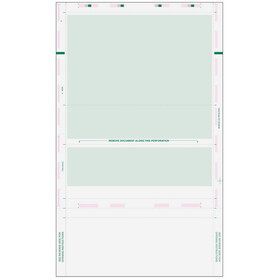 Super Forms 80400 - Pressure Seal EZ-Fold Green Check with Flat Background