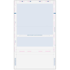 Super Forms 80499 - Pressure Seal EZ-Fold Blue Check with Flat Background