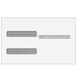 Super Forms 80558S - 4up W-2 Double Window Envelope For Inserting Equipment (Self Seal)