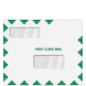 Super Forms 80737 - Double Window Tax Return Mail Envelope