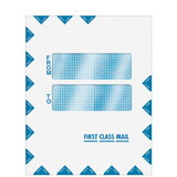 Super Forms 80922 - Double Window First Class Mail Envelope (Peel & Close)