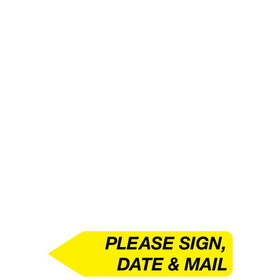 Super Forms 81041R14 - RediTag &#x27;Please Sign, Date &amp; Mail&#x27; (Refill 120 Tags)