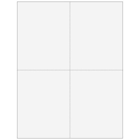 Super Forms 83631 - Form W-2 - 4up Quadrant (Instructions on all panels)