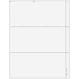 Super Forms 83634I - 3up Blank W-2 Form with 1/2" Side Perforation (with Employee Instructions)