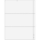 Super Forms 83634 - 3up Blank W-2 Form with 1/2" Side Perforation (without Instructions)