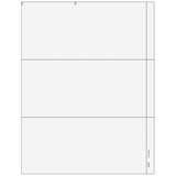 Super Forms 83634 - 3up Blank W-2 Form with 1/2" Side Perforation (without Instructions)