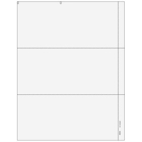 Super Forms 83634 - 3up Blank W-2 Form with 1/2&quot; Side Perforation (without Instructions)