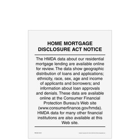 Super Forms 8458 - Home Mortgage Disclosure Act Notice