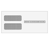Super Forms 99DWENVS05 - 3up 1099 Double Window Envelope (Self Seal)
