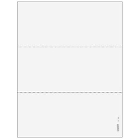 Super Forms 9ONEPERF05 - Blank 1099 3up Perforated Paper