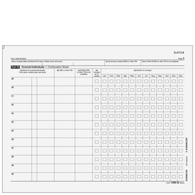 Super Forms B1095BCON05 - Form 1095-B Health Coverage - Continuation Form