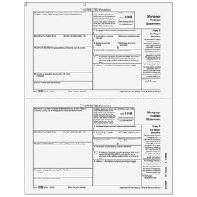 Super Forms B1098PY05 - Form 1098 Mortgage Interest Statement - Copy B Payer/Borrower