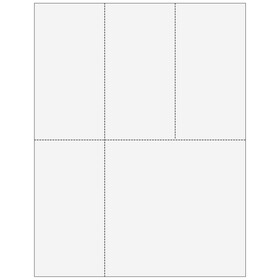 Super Forms B4PERF05 - Universal 4up Blank W-2 &amp; 1099 Form