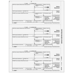 Super Forms B98TPAY05 - Form 1098-T Tuition Statement - Copy C Filer