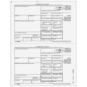 Super Forms BB205 - Form 1099-B Proceeds From Broker and Barter Exchange Transactions - Copy 2 Recipient State