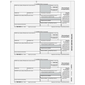 Super Forms BNECREC05 - 1099-NEC Non-Employee Compensation - Copy B Recipient