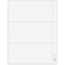 Super Forms BW3PERFI05 - 3up Blank W-2 Form with 3/4&quot; Side Perforation (with Employee Instructions)
