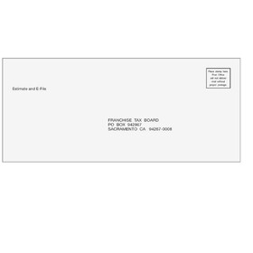 Super Forms CAEST10 - California Estimate &amp; E-File Envelope