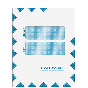 Super Forms CCLNT910 - Double Window First Class Mail Envelope