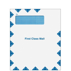 Super Forms CLNT9PS10 - Single Window First Class Mail Envelope (Peel &amp; Close)