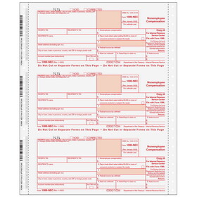 Super Forms CNEC055 - Form 1099-NEC Non-Employee Compensation, 5-Part (Carbonless)