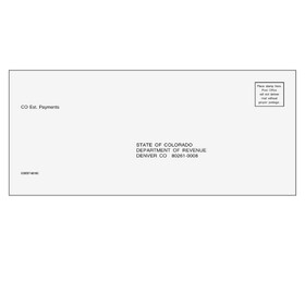 Super Forms COEST10 - Colorado Estimate &amp; E-file Envelope