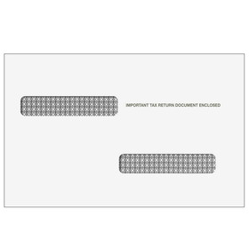 Super Forms DWR4 - 4up 1099-R Double Window Envelope (for Inserting Equipment)