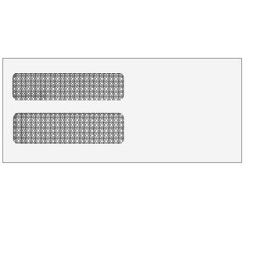 Super Forms E44909S14 - #9 Double Window Envelope (Self Seal)