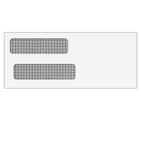 Super Forms E91500S14 - #9 Double Window Envelope (Self Seal)