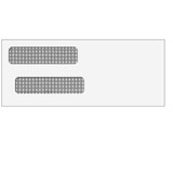Super Forms E9153414 - Double Window Envelope (Moisture Seal) 3 5/8 x 8 7/8