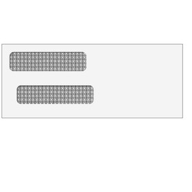 Super Forms E91534S14 - Double Window Envelope (Self Seal)