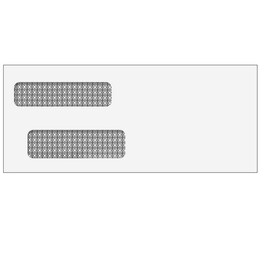 Super Forms E939S - Double Window Envelope (Self Seal) 3 7/8 x 9 1/8