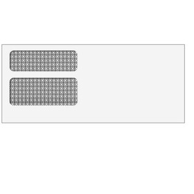 Super Forms E992213 - Double Window Envelope (Moisture Seal) 3 3/4 x 8 3/4