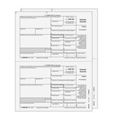Super Forms EFINTS205 - 1099-INT Interest Income - 2-Part E-file Set (Preprinted)