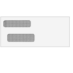 Super Forms ENV1 - #9 Double Window Envelope (Moisture Seal)