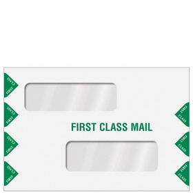 Super Forms ENV300PS - Double Window Tax Return Filing Envelope (Peel &amp; Close)