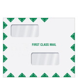 Super Forms ENV400PS - Double Window First Class Tax Return Filing Envelope (Peel & Close)