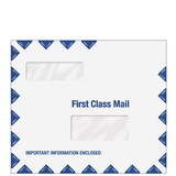 Super Forms ENV600 - 10.25 x 12 Double Window First Class Envelope