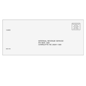 Super Forms ESNC110 - 1040-ES Envelope - Charlotte, NC